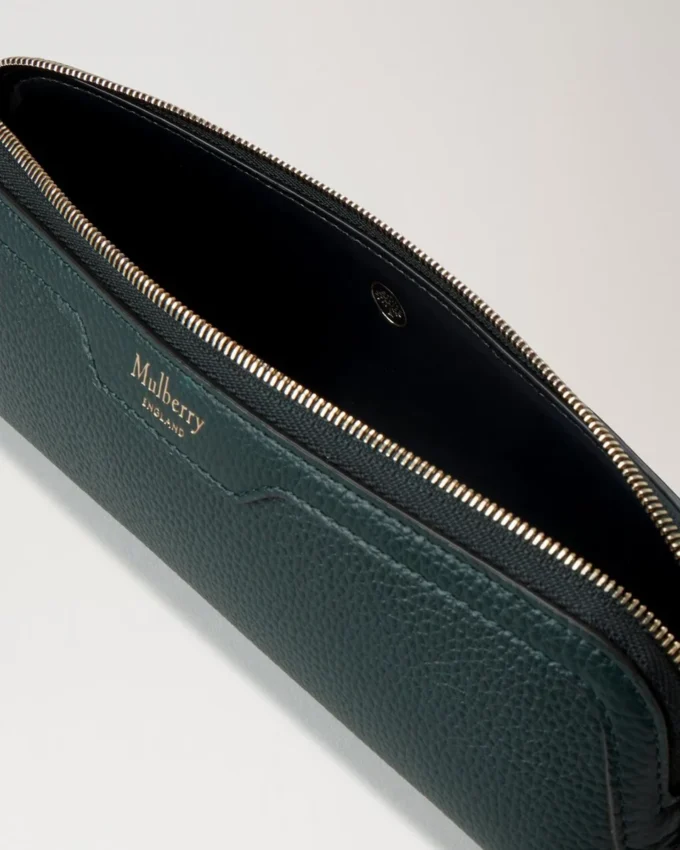 Federmäppchen Mulberry Green Small Classic Grain Damen Federmäppchen Mulberry Green Small Classic Grain Damen