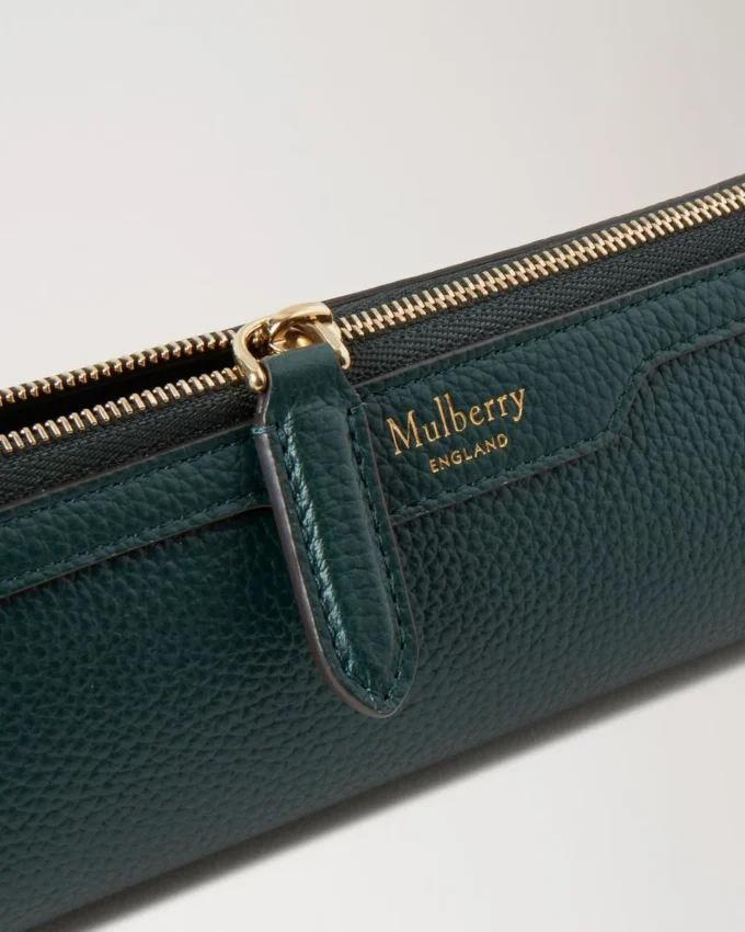 Federmäppchen Mulberry Green Small Classic Grain Damen Federmäppchen Mulberry Green Small Classic Grain Damen