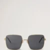 Flora Sonnenbrille Dunkelgraues Bio-Acetat & Bio-Nylon Flora Sonnenbrille Dunkelgraues Bio-Acetat & Bio-Nylon