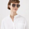 Flora Sonnenbrille Taupe-Braun Bio-Acetat & Bio-Nylon Flora Sonnenbrille Taupe-Braun Bio-Acetat & Bio-Nylon