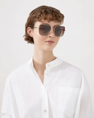 Flora Sonnenbrille Taupe-Braun Bio-Acetat & Bio-Nylon Flora Sonnenbrille Taupe-Braun Bio-Acetat & Bio-Nylon