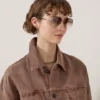 Freddie Sonnenbrille aus Maple-Acetat und Bio-Nylon Freddie Sonnenbrille aus Maple-Acetat und Bio-Nylon