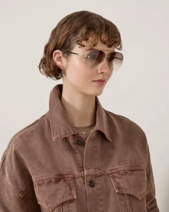 Freddie Sonnenbrille aus Maple-Acetat und Bio-Nylon Freddie Sonnenbrille aus Maple-Acetat und Bio-Nylon