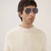 Freddie Sonnenbrille Dunkelgraues Bio-Acetat & Bio-Nylon Freddie Sonnenbrille Dunkelgraues Bio-Acetat & Bio-Nylon