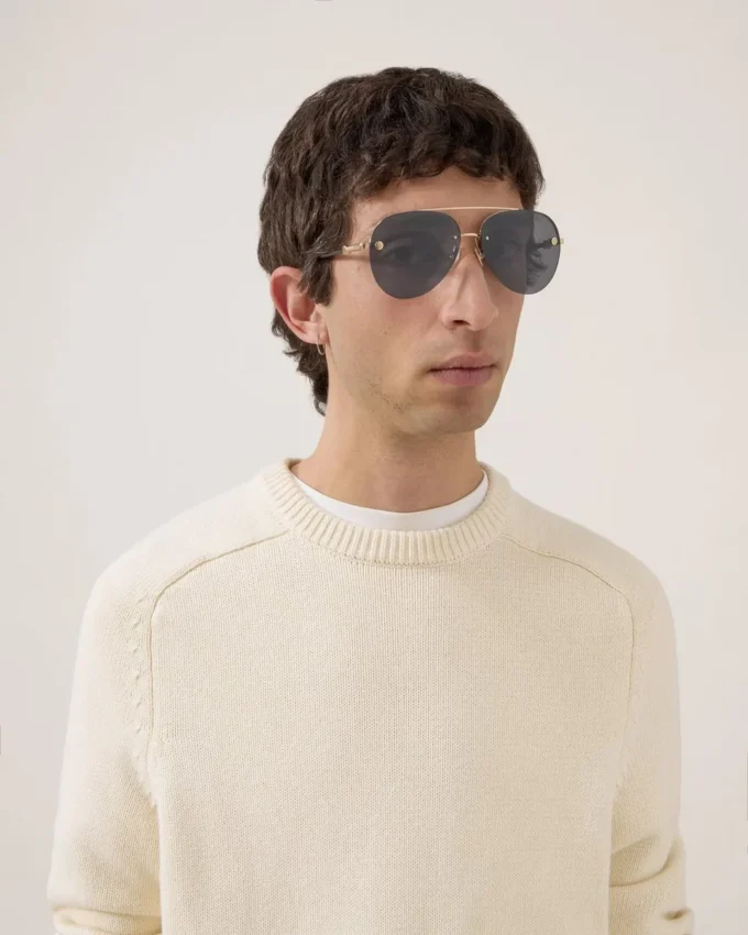 Freddie Sonnenbrille Dunkelgraues Bio-Acetat & Bio-Nylon Freddie Sonnenbrille Dunkelgraues Bio-Acetat & Bio-Nylon