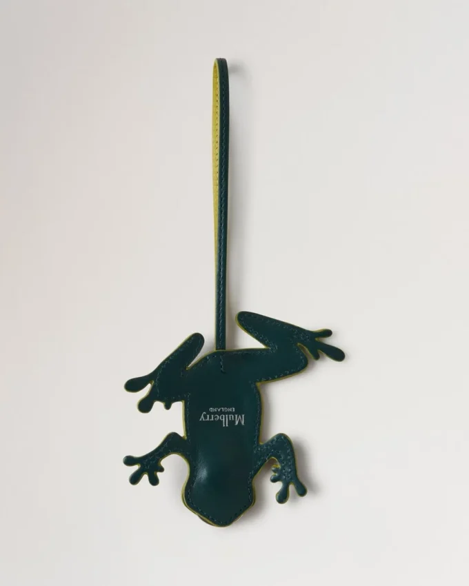 Frosch-Schlüsselanhänger, Mulberry Green, Silky Calf, Damen Frosch-Schlüsselanhänger, Mulberry Green, Silky Calf, Damen