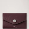Gefaltete Mehrfach-Kartenbrieftasche Black Cherry Small Classic Grain Gefaltete Mehrfach-Kartenbrieftasche Black Cherry Small Classic Grain