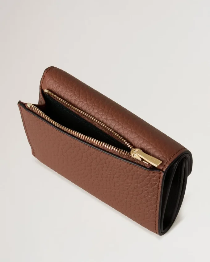 Gefaltete Mehrfach-Kartenbrieftasche Bright Oak Heavy Grain Gefaltete Mehrfach-Kartenbrieftasche Bright Oak Heavy Grain
