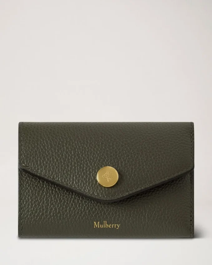 Gefaltete Mehrfach-Kartenbrieftasche Juniper Green Small Classic Grain Gefaltete Mehrfach-Kartenbrieftasche Juniper Green Small Classic Grain