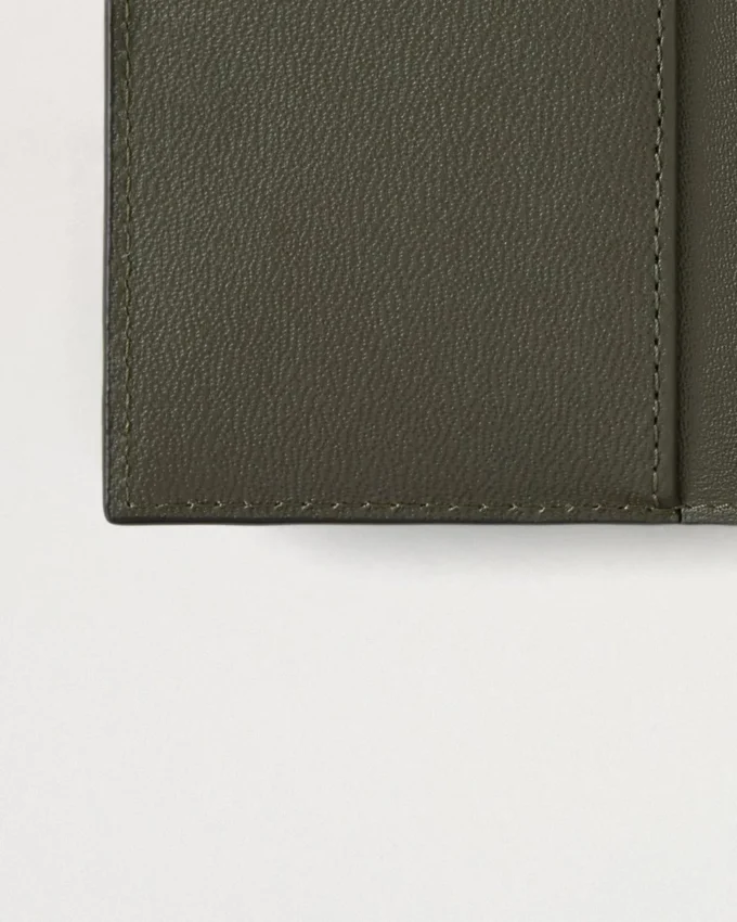 Gefaltete Mehrfach-Kartenbrieftasche Juniper Green Small Classic Grain Gefaltete Mehrfach-Kartenbrieftasche Juniper Green Small Classic Grain