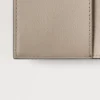 Gefaltete Mehrfach-Kartenbrieftasche Kaschmir Taupe Kleine klassische Narbung Gefaltete Mehrfach-Kartenbrieftasche Kaschmir Taupe Kleine klassische Narbung