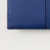 Gefaltete Mehrfach-Kartenbrieftasche Pigmentblau Klein Klassische Narbung
