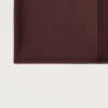 Gefaltete Mehrfach-Kartenbrieftasche, schwarz, klein, klassisches Narbenmuster Gefaltete Mehrfach-Kartenbrieftasche, schwarz, klein, klassisches Narbenmuster