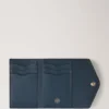 Gefaltete Mehrfach-Kartenbrieftasche Stormy Blue Ostrich Damen Gefaltete Mehrfach-Kartenbrieftasche Stormy Blue Ostrich Damen