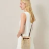 Gehäkelte Umhängetasche aus natürlicher Raffia – Sommerkollektion