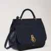 Große Amberley-Handtasche mit Tragegriff „Night Sky“ in mattem Big Croc Große Amberley-Handtasche mit Tragegriff „Night Sky“ in mattem Big Croc