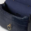Große Amberley-Handtasche mit Tragegriff „Night Sky“ in mattem Big Croc Große Amberley-Handtasche mit Tragegriff „Night Sky“ in mattem Big Croc