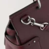 Große Amberley-Tasche mit Tragegriff, Black Cherry, Small Classic Grain