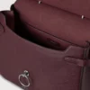 Große Amberley-Tasche mit Tragegriff, Black Cherry, Small Classic Grain