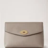 Große Darley-Kosmetiktasche Kaschmir Taupe Small Classic Grain