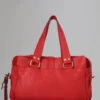 Große Mabel Secondhand-Taschen aus weichem Ziegenleder in Rot