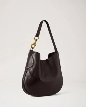 Hackney Umhängetasche Ebony Shiny Buffalo Damen