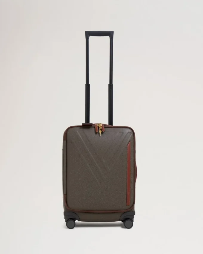 Heritage 4-Rad-Koffer Mole & Cognac Bioveg Scotchgrain