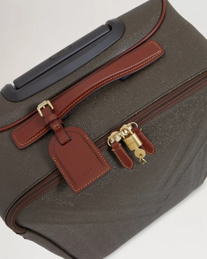 Heritage 4-Rad-Koffer Mole & Cognac Bioveg Scotchgrain