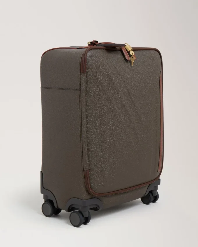 Heritage 4-Rad-Koffer Mole & Cognac Bioveg Scotchgrain