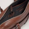 Heritage-Aktentasche Eiche zweifarbig klein klassisches Narbenmuster