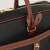 Heritage Aktentasche Schwarz & Cognac Bio-basiertes Scotchgrain