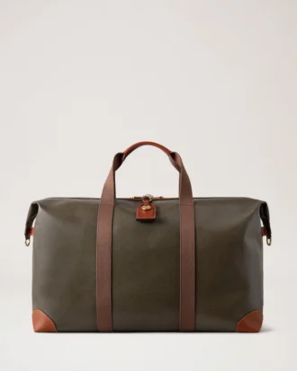 Heritage Large Clipper Mole & Cognac bedrucktes Bioveg Scotchgrain & glattes Kalbsleder
