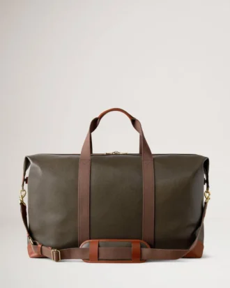 Heritage Large Clipper Mole & Cognac bedrucktes Bioveg Scotchgrain & glattes Kalbsleder