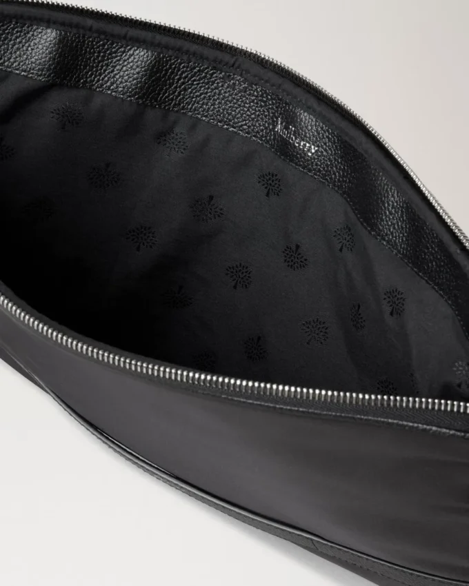 Heritage Nylon-Laptoptasche Schwarzes Nylon & kleine klassische Narbung