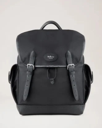 Heritage Nylon-Rucksack Schwarzes Nylon Damen