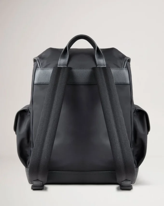 Heritage Nylon-Rucksack Schwarzes Nylon Damen