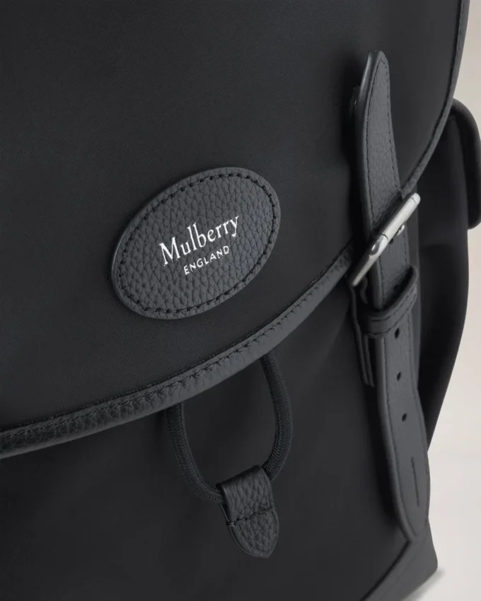 Heritage Nylon-Rucksack Schwarzes Nylon Damen