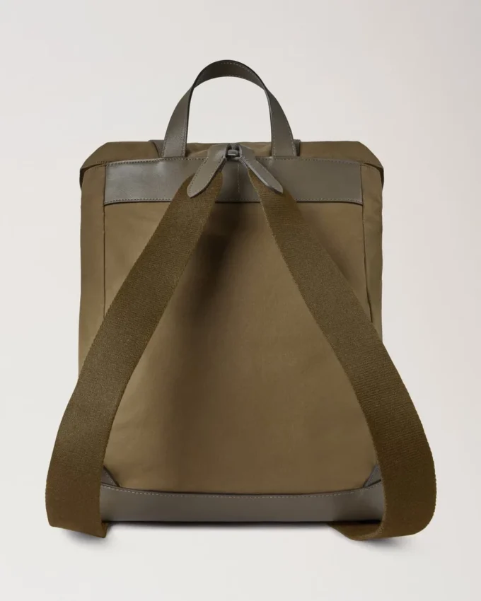 Heritage Rucksack aus gewachster Baumwolle, dunkelgrün, Damen Heritage Rucksack aus gewachster Baumwolle, dunkelgrün, Damen