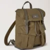 Heritage Rucksack aus gewachster Baumwolle, dunkelgrün, Damen Heritage Rucksack aus gewachster Baumwolle, dunkelgrün, Damen