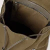 Heritage Rucksack aus gewachster Baumwolle, dunkelgrün, Damen Heritage Rucksack aus gewachster Baumwolle, dunkelgrün, Damen