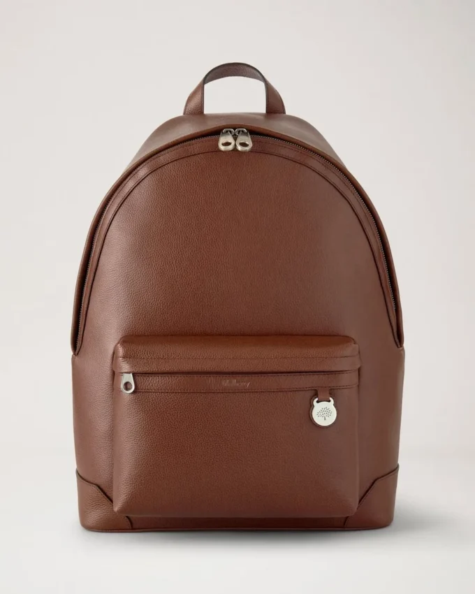 Heritage-Rucksack mit Reißverschluss, Eiche, zweifarbig, klein, klassische Narbung Heritage-Rucksack mit Reißverschluss, Eiche, zweifarbig, klein, klassische Narbung