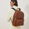 Heritage-Rucksack mit Reißverschluss, Eiche, zweifarbig, klein, klassische Narbung Heritage-Rucksack mit Reißverschluss, Eiche, zweifarbig, klein, klassische Narbung