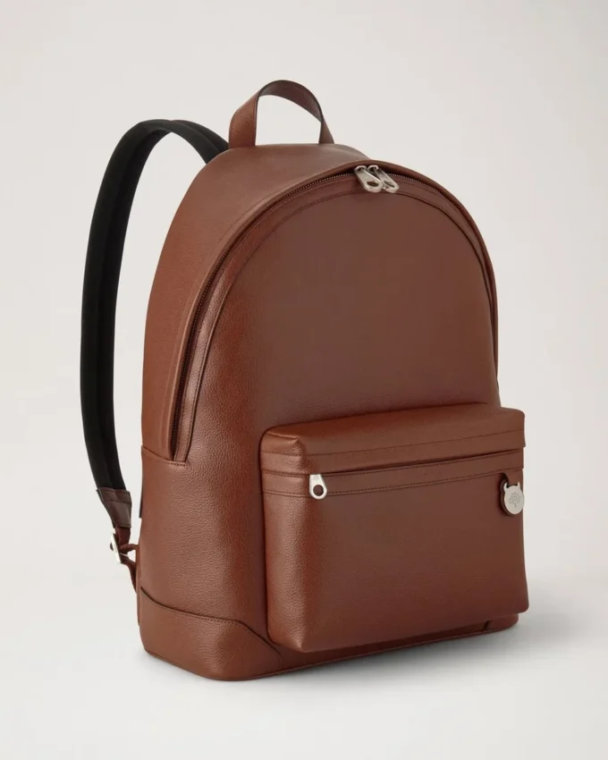 Heritage-Rucksack mit Reißverschluss, Eiche, zweifarbig, klein, klassische Narbung Heritage-Rucksack mit Reißverschluss, Eiche, zweifarbig, klein, klassische Narbung
