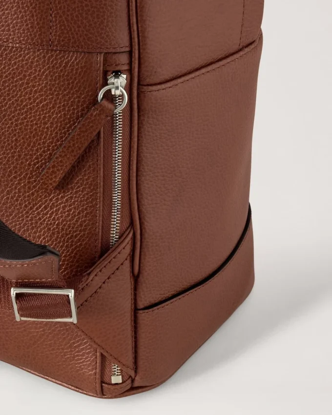 Heritage-Rucksack mit Reißverschluss, Eiche, zweifarbig, klein, klassische Narbung Heritage-Rucksack mit Reißverschluss, Eiche, zweifarbig, klein, klassische Narbung