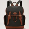 Heritage Rucksack Schwarz & Cognac Bioveg Scotchgrain Heritage Rucksack Schwarz & Cognac Bioveg Scotchgrain