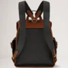 Heritage Rucksack Schwarz & Cognac Bioveg Scotchgrain Heritage Rucksack Schwarz & Cognac Bioveg Scotchgrain