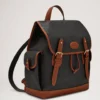 Heritage Rucksack Schwarz & Cognac Bioveg Scotchgrain Heritage Rucksack Schwarz & Cognac Bioveg Scotchgrain