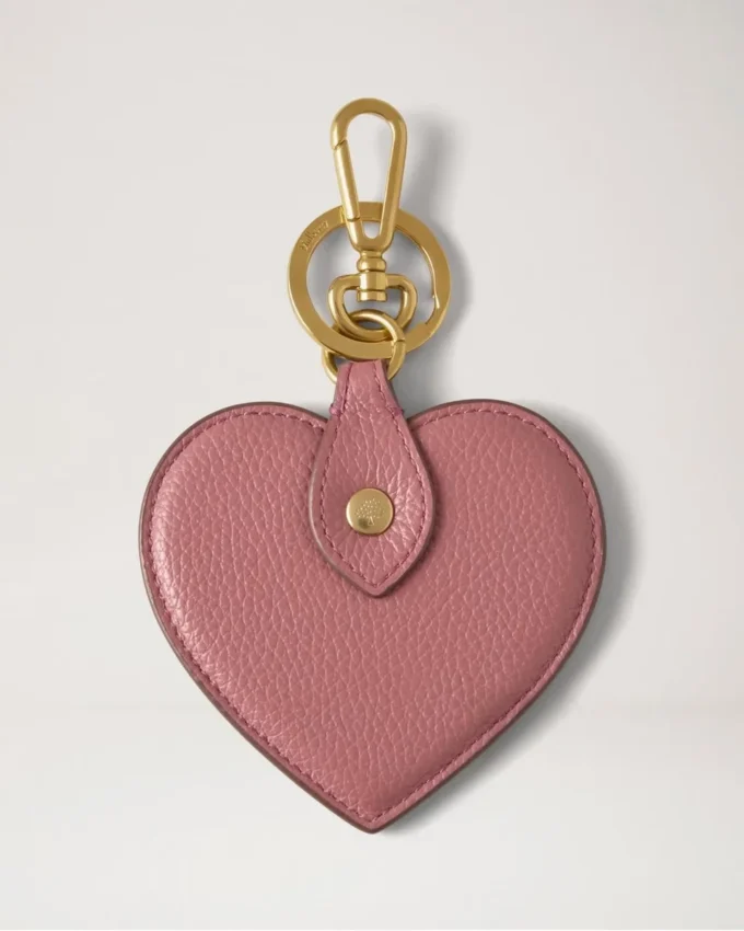 Herz-Schlüsselanhänger Pink Scrumpy Small Classic Grain Little Luxuries Herz-Schlüsselanhänger Pink Scrumpy Small Classic Grain Little Luxuries
