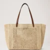Häkel-Tasche aus natürlicher Raffia – Sommerkollektion