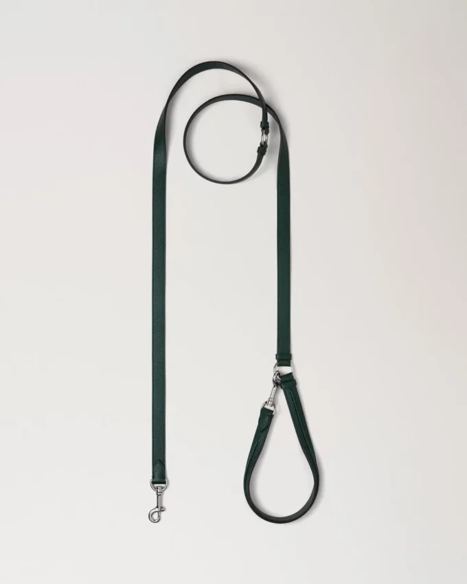 Hundeleine mit Schulterriemen, Mulberry Green, klein, klassische Narbung Hundeleine mit Schulterriemen, Mulberry Green, klein, klassische Narbung